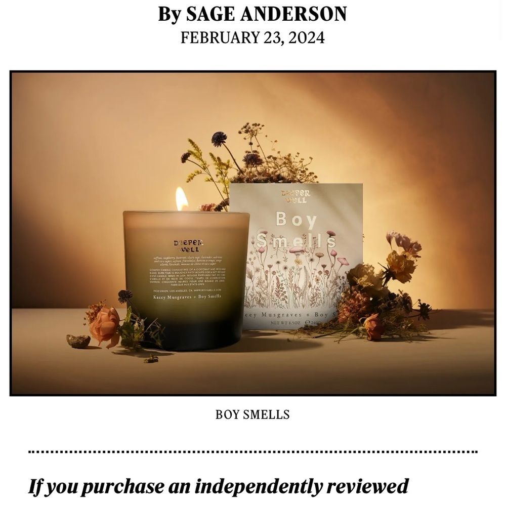 Boy Smells Deeper Well Candle